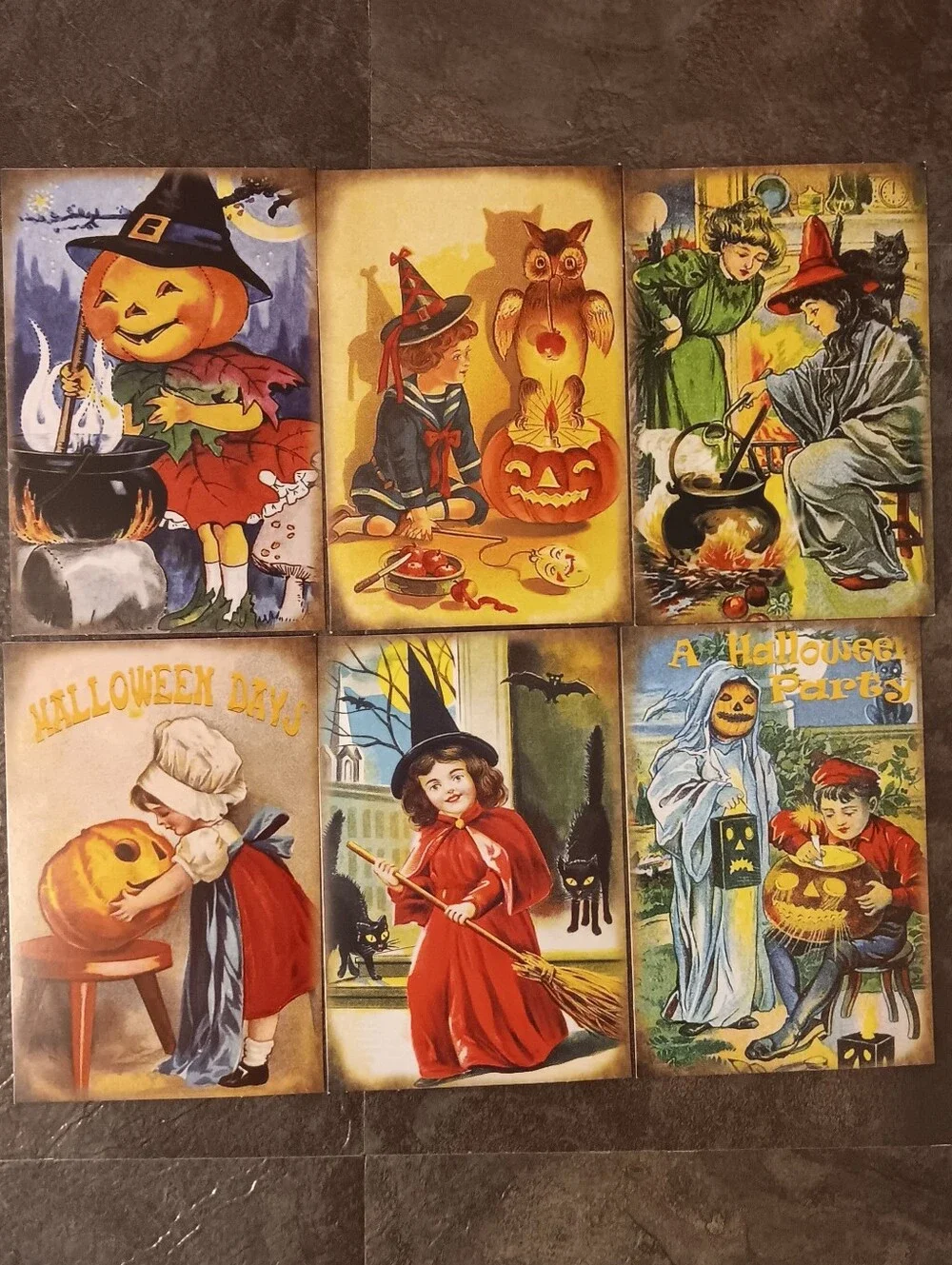 N/A halloween postcard